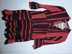 Zwart/Rood Jurkje Met Print Maat M, Maat 38/40 (M), Verzenden, Nieuw, Boven de knie