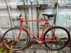 Giant Fixed Gear / Single Speed met Vrijloop, Fietsen en Brommers, Fietsen | Racefietsen, Ophalen, Gebruikt, Staal, Heren