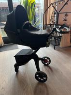 Stokke Xplory Kinderwagen - Zwart compleet, Zo goed als nieuw, Kinderwagen, Overige merken, Verstelbare duwstang