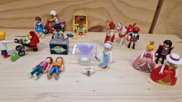 Playmobil diverse set, prinses, dj, sinterklaas, poppenkast 