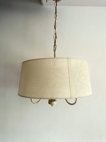 Hanglamp met stoffen kap – Ø51 cm, hoogte 20 cm beschikbaar voor biedingen