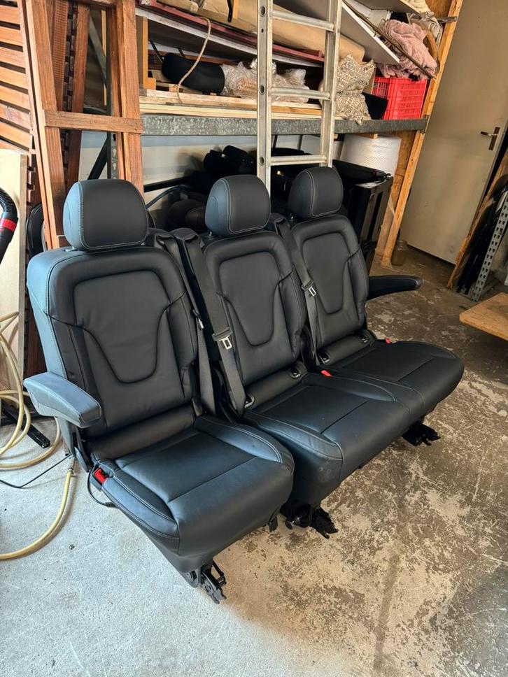 Mercedes V Klasse W447 Achterbank 2+1 – Lugano Leder, Auto-onderdelen, Interieur en Bekleding, Mercedes-Benz, Gebruikt, Ophalen