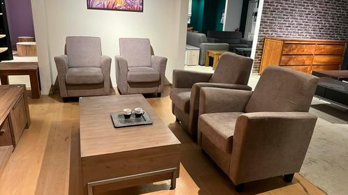 4 fauteuils, Huis en Inrichting, Fauteuils, Zo goed als nieuw, 50 tot 75 cm, 75 tot 100 cm, Ophalen