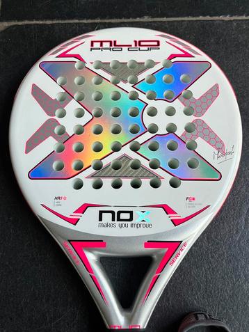 NOX ML10 Pro Cup Silver Lady Padel racket zgan beschikbaar voor biedingen