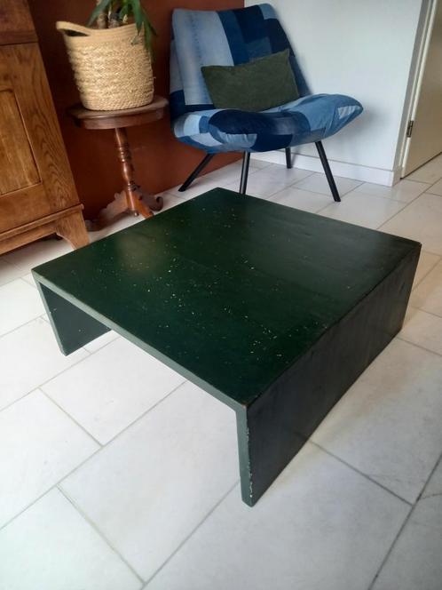 Salontafel met krantenbak en dressoir, Huis en Inrichting, Tafels | Salontafels, Gebruikt, Minder dan 50 cm, Rechthoekig, Ophalen