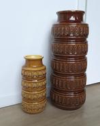 West Germany vazen, 268-40/23 bruin en okergeel, prijs vanaf, Huis en Inrichting, Woonaccessoires | Vazen, Overige kleuren, Aardewerk of Porselein
