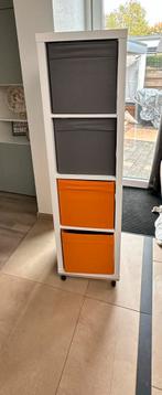 Kallax kast wit 4 vakken, Minder dan 50 cm, 100 tot 150 cm, Ophalen of Verzenden, Zo goed als nieuw