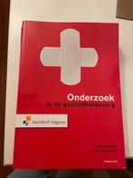 Fysiotherapie: Onderzoek in de gezondheidszorg, Boeken, Studieboeken en Cursussen, Ophalen of Verzenden, Beta, Zo goed als nieuw