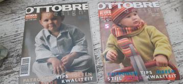 2 stuks Ottobre Design Kids magazine zelfmaakmode beschikbaar voor biedingen