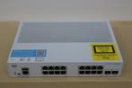 Cisco CBS350-16T-E-2G 16-Poorts Switch incl. adapter en doos, Cisco, Support@cisco.com, Ophalen of Verzenden, Zo goed als nieuw