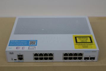 Cisco CBS350-16T-E-2G 16-Poorts Switch incl. adapter en doos beschikbaar voor biedingen