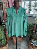 COTTON CLUB!Prachtige aparte groene blouse past mt L&XL, Kleding | Dames, Blouses en Tunieken, Maat 42/44 (L), Nieuw, Ophalen of Verzenden