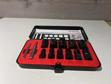 SET 3/8" + 1/2" SPIRAALDOPPEN 13-DELIG beschikbaar voor biedingen
