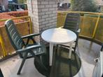 Flair Plaisir Tuinset - 2 stoelen en tafel, Kunststof, Gebruikt, Stoel, Tuinset