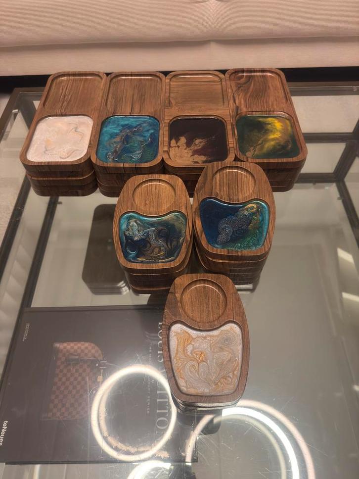 Epoxy serveerplanken van hout – ideaal voor café, restaurant, Huis en Inrichting, Keuken | Keukenbenodigdheden, Nieuw, Ophalen