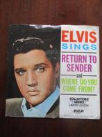 Elvis , single, Return to sender, Ophalen of Verzenden, Gebruikt, Pop, Single