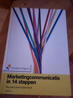 Marketingcommunicatie in 14 stappen te koop!, Ophalen of Verzenden, Zo goed als nieuw, Economie en Marketing
