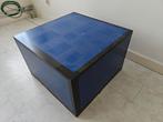 Blauwe Mondriaan-stijl bijzettafel, Huis en Inrichting, Ophalen, Gebruikt, Rechthoekig