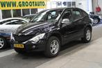 SsangYong Actyon A 230 4WD Automaat Airco, Trekhaak, Stuurbe, Auto's, Automaat, Stof, Gebruikt, Zwart