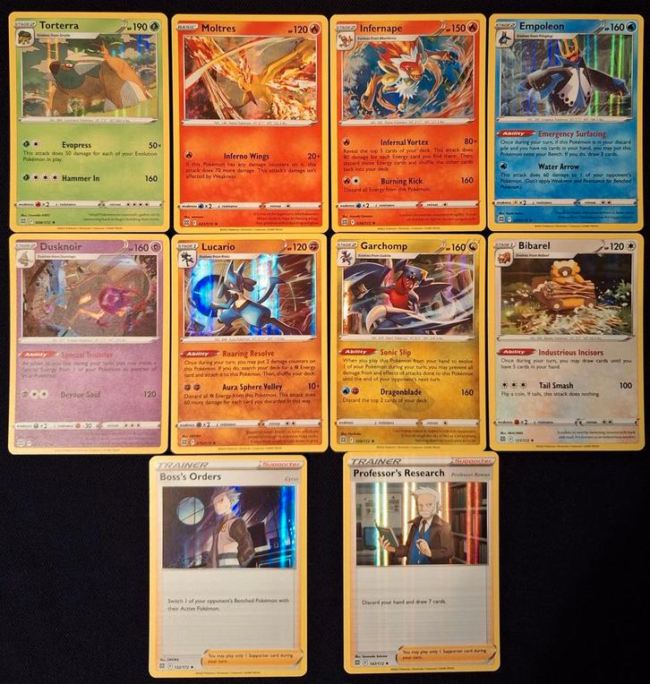 Brilliant Stars Holo's divers, Hobby en Vrije tijd, Verzamelkaartspellen | Pokémon, Zo goed als nieuw, Losse kaart, Foil, Ophalen of Verzenden