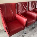 6 montis chaplin stoelen/ eetkamerstoelen/ fauteuils, Huis en Inrichting, Stoelen, Ophalen, Leer, Zo goed als nieuw, Vijf, Zes of meer stoelen