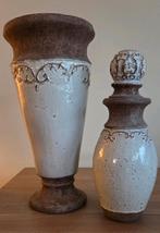 Vaas en kruik, Huis en Inrichting, Ophalen, Overige kleuren, Aardewerk of Porselein, Zo goed als nieuw