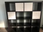 Stevige Kallax opbergkast met 16 open en dichte vakjes, Ophalen, Gebruikt, 100 tot 150 cm, 100 tot 150 cm