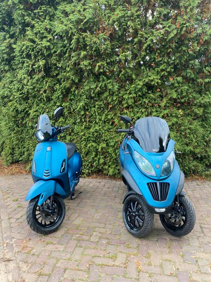 Custom Piaggio MP3 LT - 250cc - rijbewijs B - Akrapovic-, Fietsen en Brommers, Scooters | Piaggio, Zo goed als nieuw, Overige modellen