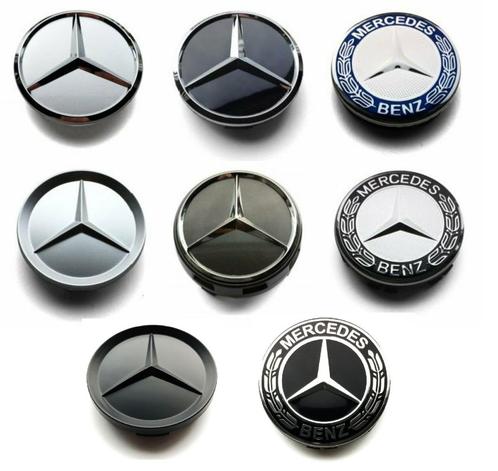 Mercedes 58mm 59mm 63mm 64mm 66mm 67mm 70mm 75mm Naafdoppen, Auto diversen, Wieldoppen, Nieuw, Verzenden