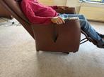 In HOUTEN:  Prima elektrische "Sta op Stoel" van Prominent!, Huis en Inrichting, Stoelen, Ophalen, Gebruikt, Bruin, Leer
