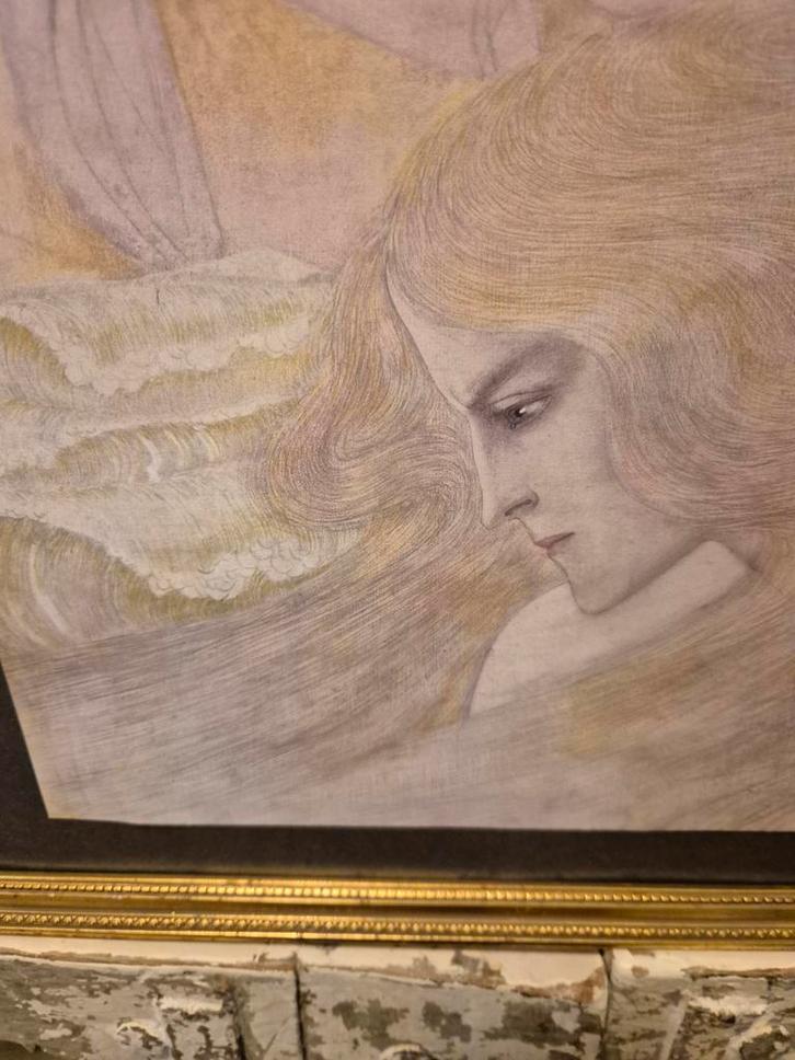 Jan Toorop 1858 1928   IST AND LOOK OUT 1900, Antiek en Kunst, Kunst | Litho's en Zeefdrukken, Ophalen of Verzenden