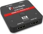 FeinTech VSW12100 HDMI 2.1 Switch 2 in 1 Out 4K 120Hz 8K 60H, Verzenden, Nieuw, Minder dan 2 meter, HDMI-kabel