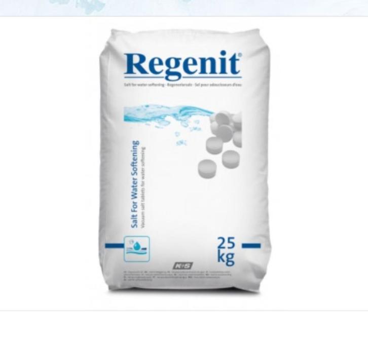 Regenit Onthardingszout / Zouttabletten / Regeneratiezout, Witgoed en Apparatuur, Waterontharders, Nieuw, Ophalen