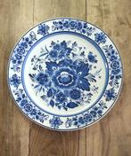 Delfst Blauw bloemen wandbord 36cm, Ophalen of Verzenden
