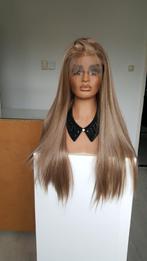 Luxe Lace Pruik: Blond en bruin gemengd, 70cm lang stijl, Ophalen of Verzenden, Nieuw, Pruik of Haarverlenging