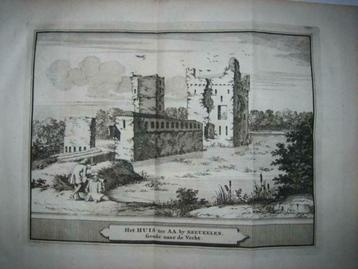 01/  Breukelen  Huis Ter Aa   Kopergravure 1736 beschikbaar voor biedingen