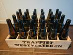 Houten krat Westvleteren met lege flesjes, Overige merken, Flesje(s), Zo goed als nieuw, Ophalen