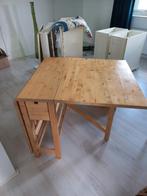 Te koop inklapbare tafel, Huis en Inrichting, Tafels | Eettafels, Ophalen, Gebruikt, 50 tot 100 cm, Vijf personen of meer