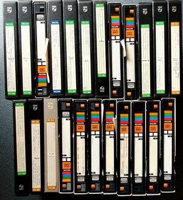 Collectie Philips Video 2000 Cassettes beschikbaar voor biedingen