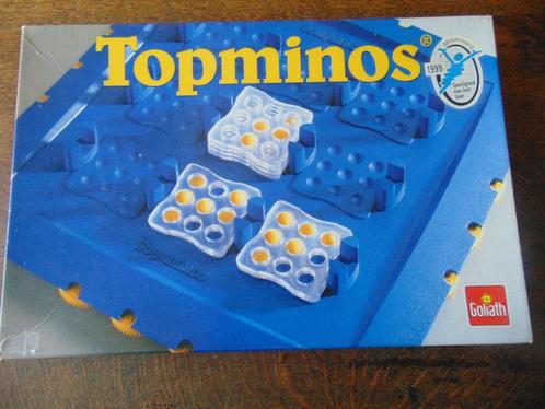 Topminos Spel van Goliath, Hobby en Vrije tijd, Gezelschapsspellen | Bordspellen, Gebruikt, Een of twee spelers, Drie of vier spelers
