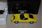 1:18 Lamborghini Miura P400SV yellow Kyosho see info WRH, Hobby en Vrije tijd, Modelauto's | 1:18, Ophalen of Verzenden, Zo goed als nieuw