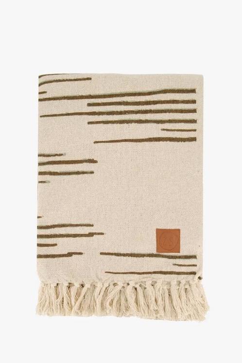 Mooi katoenen plaid van Zusss - NIEUW, Huis en Inrichting, Woonaccessoires | Plaids en Woondekens, Nieuw, Ophalen of Verzenden