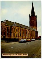 Steenwijk - NH Kerk (auto's), Verzamelen, Ansichtkaarten | Nederland, Ophalen of Verzenden, 1960 tot 1980, Ongelopen, Overijssel