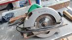 Hitachi cirkelzaag, Doe-het-zelf en Verbouw, Gereedschap | Zaagmachines, Gebruikt, Cirkelzaag, Ophalen of Verzenden, 30 tot 70 mm