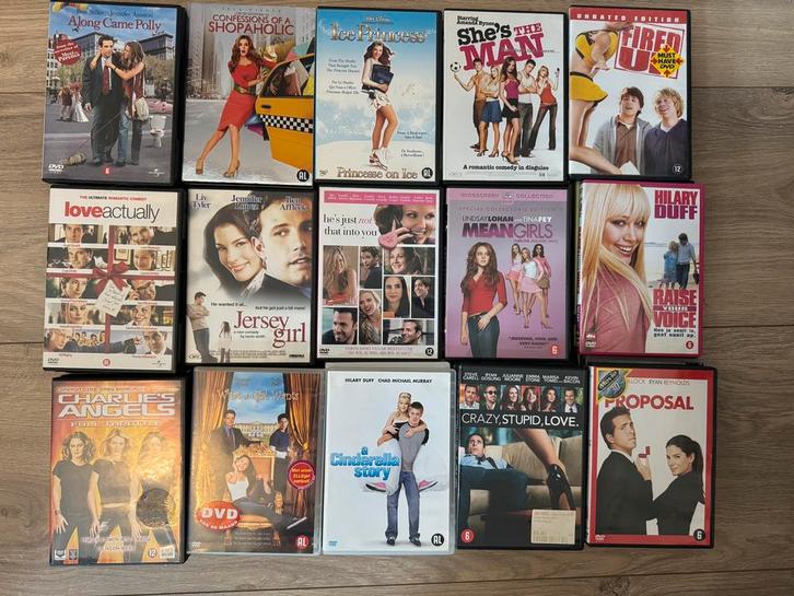 Grote DVD collectie – 127 films romantiek & komedie, Cd's en Dvd's, Dvd's | Drama, Zo goed als nieuw, Alle leeftijden, Ophalen of Verzenden