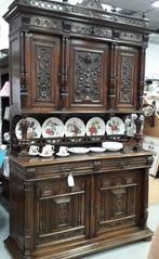 Mechelse Henri Deux buffetkast, eiken kast, houten kast, Ophalen, 100 tot 150 cm, 200 cm of meer, Mechelse Henri Deux