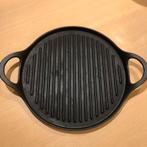 Gietijzeren Grillplaat, Huis en Inrichting, Keuken | Potten en Pannen, Ophalen, Gebruikt, Gietijzer, Koekenpan of Braadpan