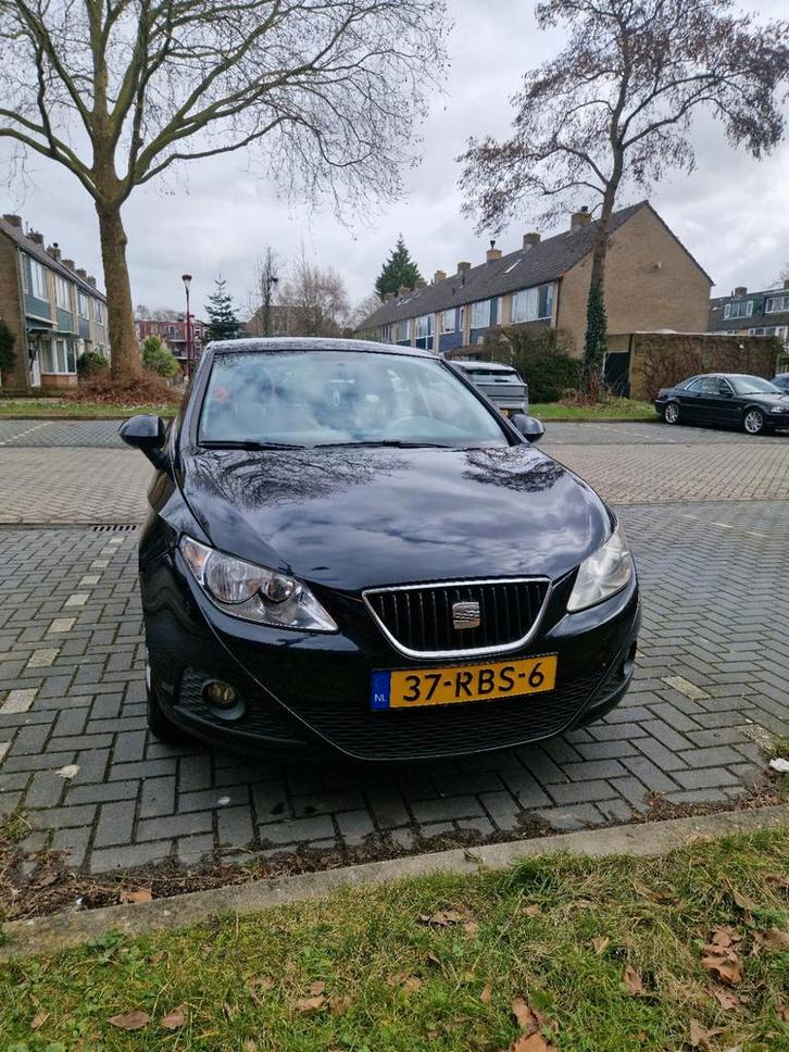 Seat Ibiza 1.4 63KW 5DRS 2010 Zwart, Auto's, Seat, Particulier, Ibiza, Benzine, Euro 4, C, Hatchback, Handgeschakeld, Geïmporteerd