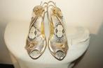 Cavalli pumps goud leer snake accenten Als Nieuw mt 40, Pumps, Overige kleuren, Verzenden, Zo goed als nieuw