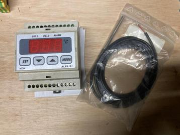 VDH ALFA 51 RTDN REGEL THERMOSTAAT -50 tot +50 incl. sensor beschikbaar voor biedingen